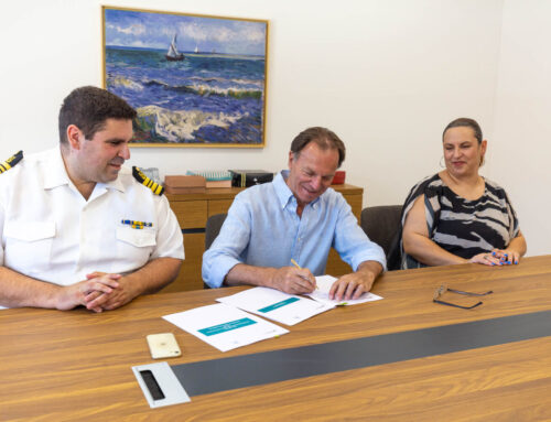 Παράδοση του κτιρίου της Σχολής Αξιωματικών Εμπορικού Ναυτικού Λακωνίας